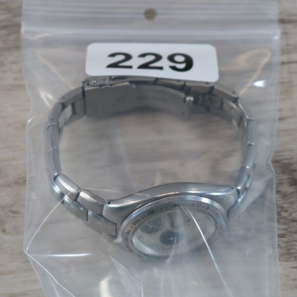 Fossil Blue Multifunction Watch – Pre-Owned, New Battery, Round, Silver/Blue - Picture 10 of 10